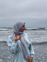 Load image into Gallery viewer, Chanbeli - Gray Cotton Hijab

