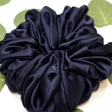 Load image into Gallery viewer, Navy Hijab Scrunchie
