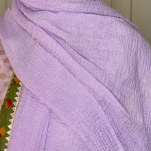 Load image into Gallery viewer, Talib-e-Misri - Lilac Cotton Hijab
