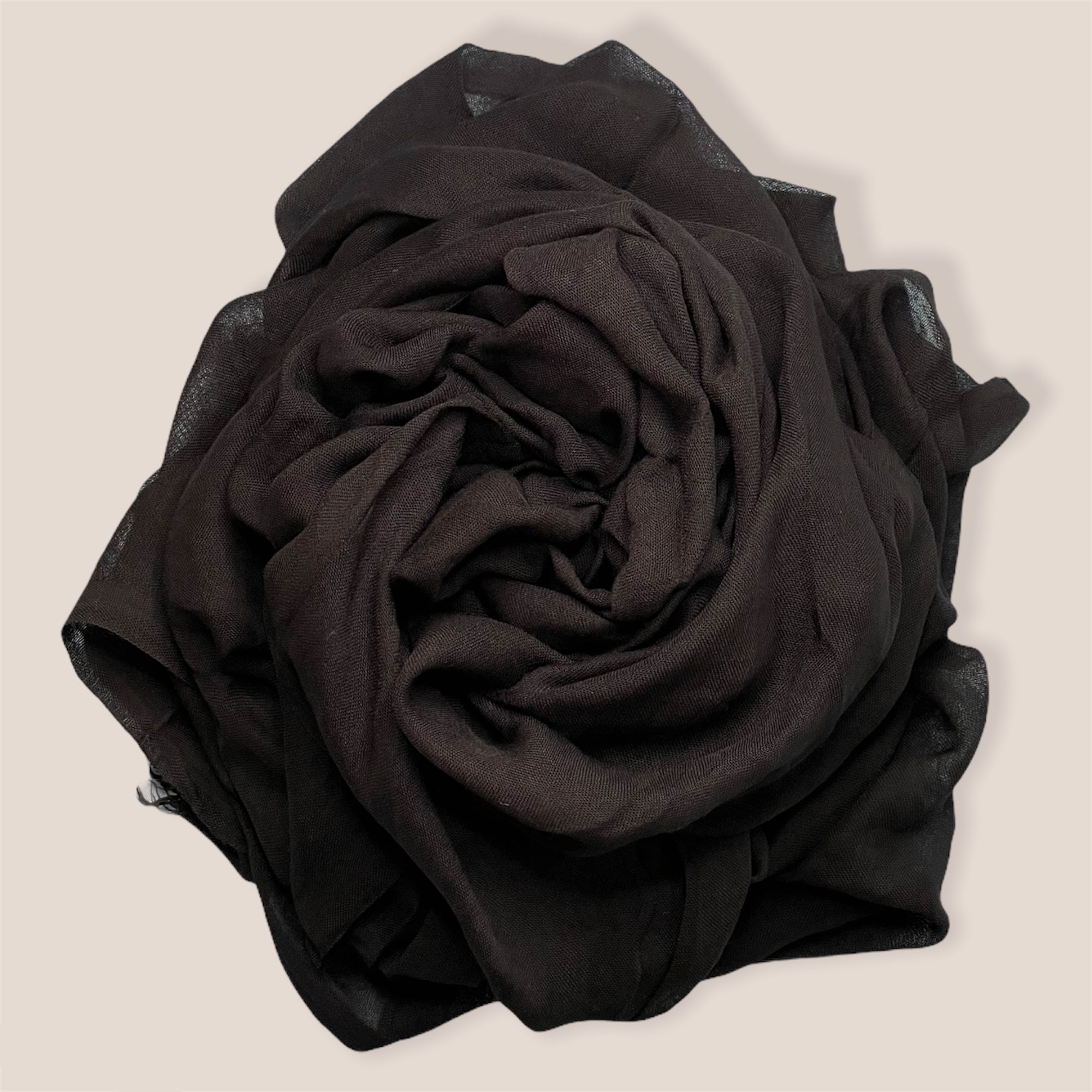 Dahab - Black Modal Hijab – Mahjabeen Company