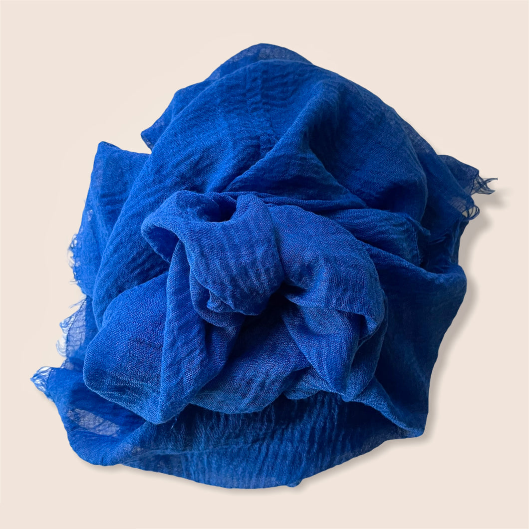 Banafsha - Blue Cotton Hijab