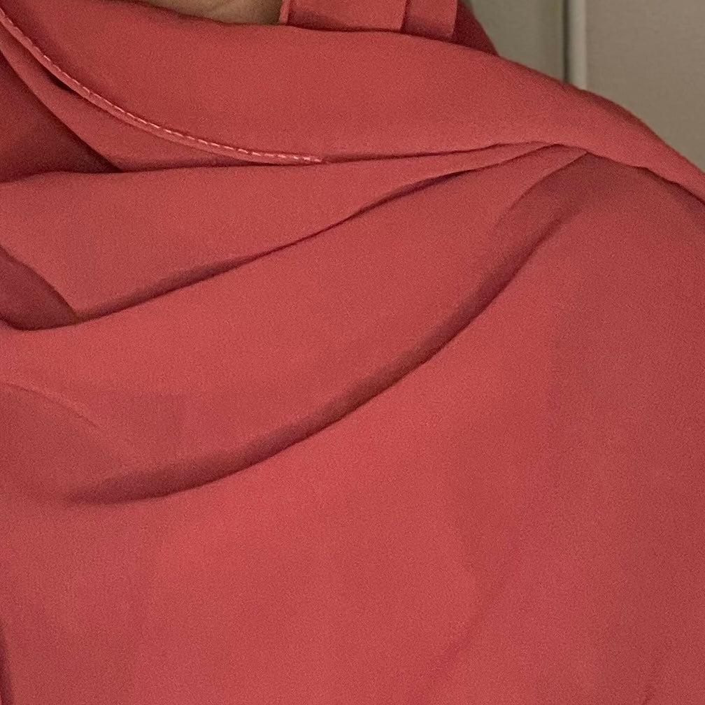 Sonia - Burgundy Chiffon Hijab